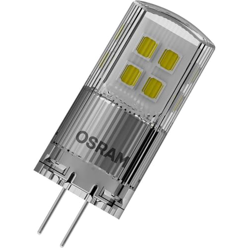 OSRAM Lámpara LED regulable PIN con casquillo G4, lámpara de pin con 2 W, repuesto para bombilla de 20 W, blanco cálido (2700 K) [Clase de eficiencia energética F]