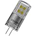 Produktbild OSRAM Dimmbare LED Lampe PIN mit G4 Sockel, Pinlampe mit 2W, Ersatz für 20W-Glühbirne, Warmweiß (2700K) [Energieklasse F]