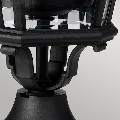 Borne-potelet Cotswold Elstead noir pour eclairage exterieur de jardin - 5