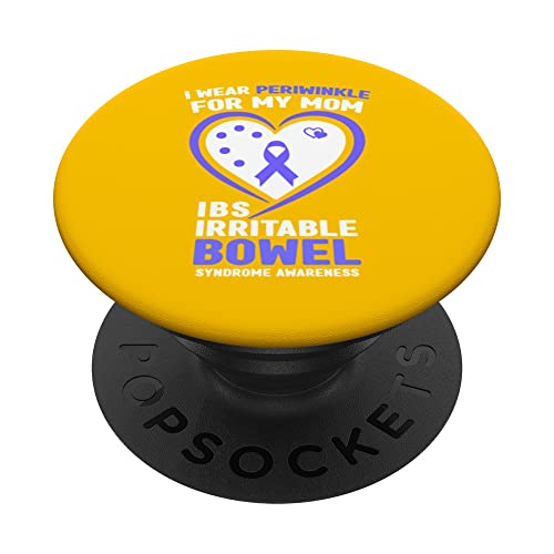 I Wear periwinkle for My Mom Irritable Bowel Syndrome PopSockets Swappable PopGrip
