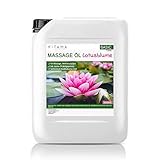 Kitama Aroma Massageöl Thai Lotus 5000ml (5-Liter) I Pflegendes Körperöl für Massagen I Aroma-Öl für Massage, Thai-Massage & Spa