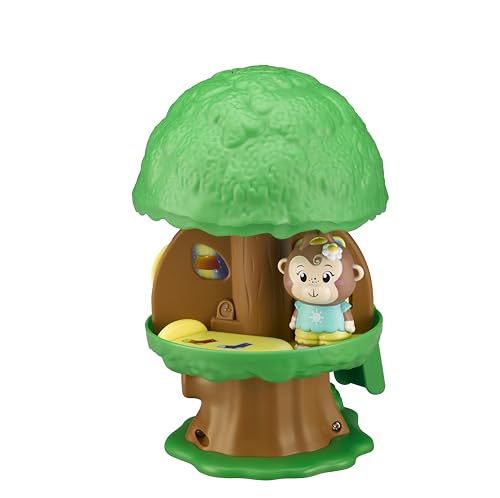 Klorofil Arbre Magique de Poche - Jouet interactif Portable avec Chambres, Accessoires et Surprises - Stimule l'imagination et la motricité Fine - Dès 18 Mois - Idéal à emporter Partout
