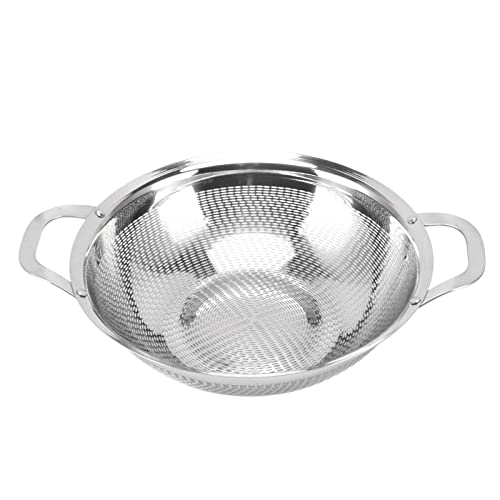 Fiesta de malla de acero inoxidable Herramienta de cocina eficiente de de para frutas para verduras (23 cm)