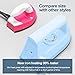 Mini Crafts Iron Handy Heat Press Machine Kit Portable with PVC Doormat for Heat Transfer, Charging Base Accessories for DIY T-Shirt Shoe Bag Vinyl Projects