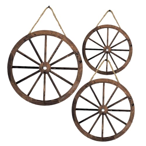 Roue Décorative Murale Vintage : Habillez vos Murs Vides avec un Cadre Robuste