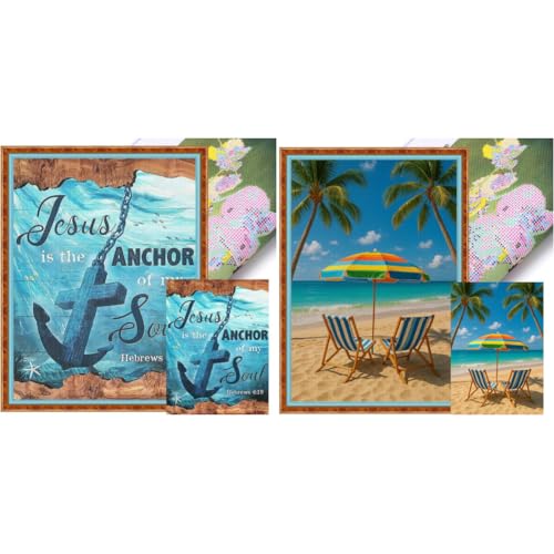 Kit point de croix paysage 11CT broderie débutant pour décoration intérieure