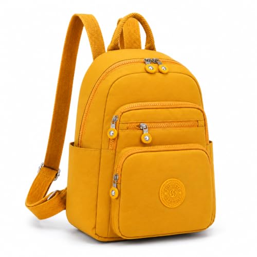 Image of TS WITH TECHSUN Stylish Lightweight Water Resistant Backpack for Women Girls | Anti-Theft Adjustable Shoulder Strap Bag | Multipocket Daypack for Travel, Shopping, Office, Work