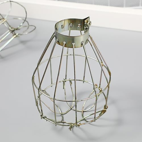 Image of ULTECHNOVO 12pcs Metal Lamp Bulb Guard, Industrial Grade Adjustable, Lamp Holder, Vintage Light Cage Guard Lamp Covers, Open Style Lamp Guard for Floor Lamps,Pendant Light,Chandelie