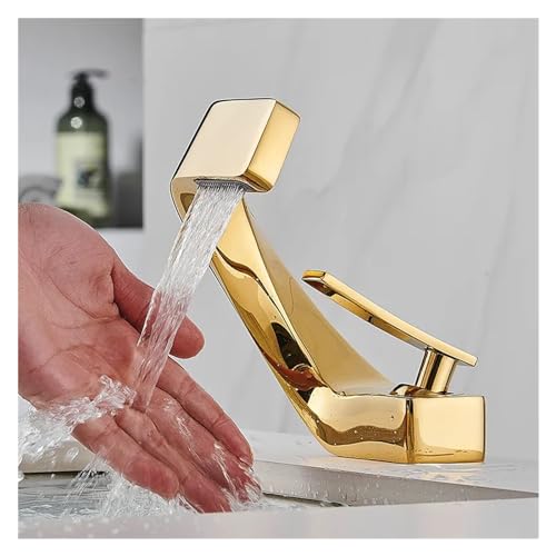 Robinet de salle de bain noir mitigeur moderne basse consommation eau raccord G1/2 - 5