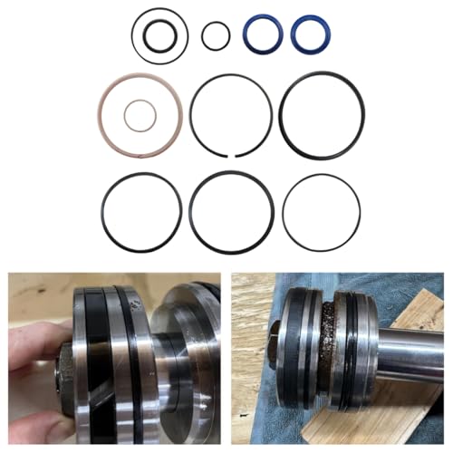 Image of 2024 Upgrade Replacement Hydraulic Log Splitter Cylinder Rebuild Seal Kit for 4.0 inchBore x 1.75 inch Rod Cylinder,for Huskee Log Splitter Parts Hydraulic Cylinder Rebuild Kit