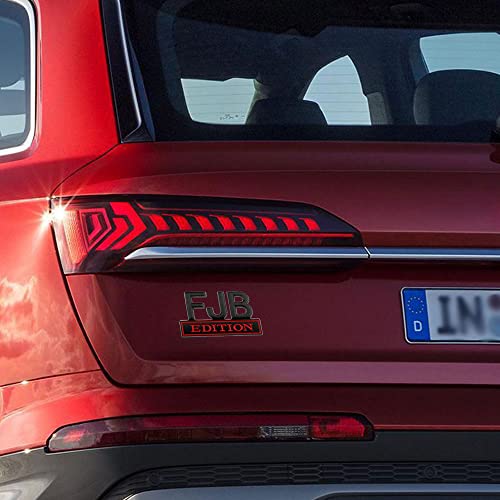 Fjb Edition Car Emblem, 3D Letters Fjb Car Edition Emblem, Car Decal 3D Raised Letters Bumper Sticker, 3D Decals Tailgate Insert Letters Alloy Car Truck Accessories Badge Fit For Cars Bumper Window #TOP6