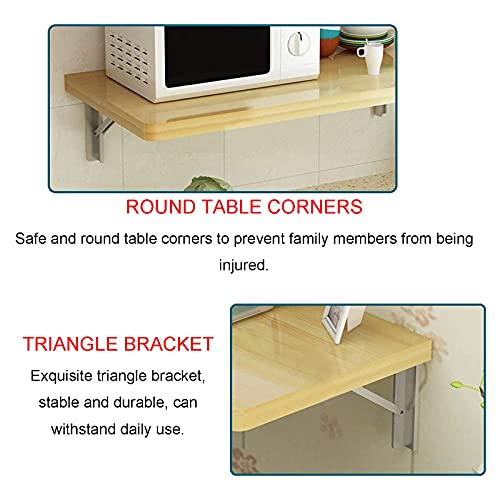 Bureau mural pliable pour le télétravail à domicile - 4