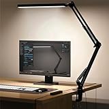 Meltrck Lampada da Scrivania LED con Morsetto, Lampada Architetto Dimmerabile con Braccio ...