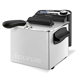 Taurus Professional 2 Plus Friteuse, 2 liter, 1700 W, 18/8 roestvrij staal, roestvrij staal