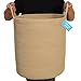 OrganiHaus Large Woven Laundry Basket w/Handles 52L, Rope Dirty Clothes Hamper, Blanket Basket for Living Room, Baby Laundry Hamper for Nursery, Soft & Durable Decorative Organizer Bin - Honey