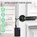Evanshow Smart Door Lock with Knob, Keyless Entry Door Locks with Handle, Fingerprint Door Knob for Bedroom/Front Door/Apartment,Generate Passcode Remotely