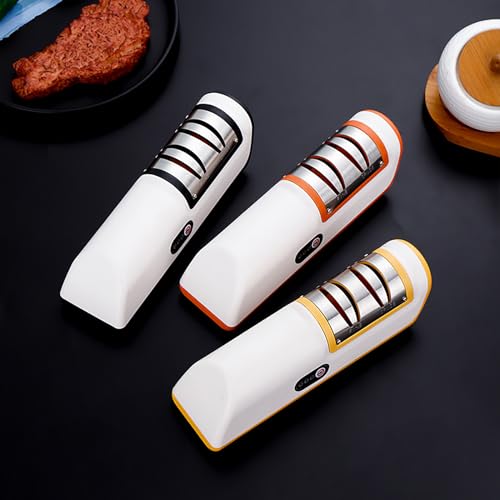 Electric Knife Sharpener - One-Touch Kitchen Tool for All Knives - Image 3