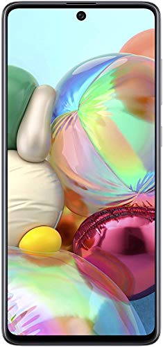 Samsung Galaxy A71 Mobile Phone; Sim Free Smartphone - Prism Crush Silver, (UK Version)