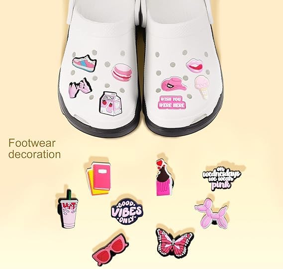 Image of Cartoon Shoe Charms, for Clog Decoration Cartoon Anime Charms Shoe Accessories, PVC Shoe Charms Decoration for Kids Teens Boys Girls Men Women Party Birthday Gifts