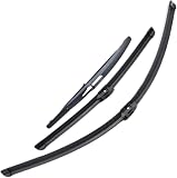 Coche Escobilla Limpiaparabrisas para Dacia Dokker 2016-2020 Juego de Parabrisas Escobillas Parabrisas Ventana Cepillo de Lluvia