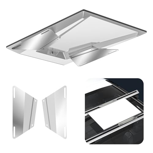 Starlink Performance Gen 3 Mount – Stainless Steel Low-Profile Flat Bracket Accessories for Starlink Performance Dish V3, Weatherproof Mobility Mount for RV, Boat, Trailer, Metal/Wood Roofs