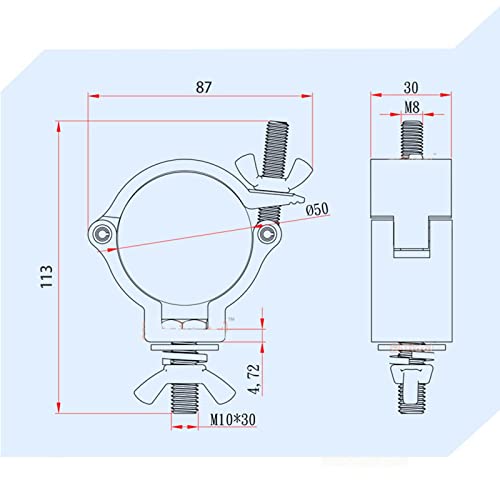 Generic Encaixe de Montagem em Gancho de Iluminação para Serviços Pesados, Braçadeira Envolvente, Br