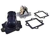 clapet aprilia rs 50 Kit dadmission complet pour moteurs Minarelli Idéal pour remplacer les pièces originales défectueuses - comprend une Boîte à clapet, une tubulure dadmission en caoutchouc et 2 joints.