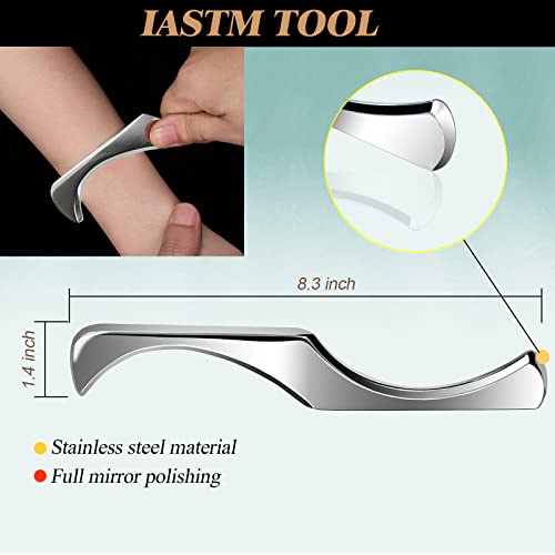Byyddiy Stainless Steel Gua Sha Muscle Scraper Tool,Scar Tissue Tool,Physical Therapy Tools,Muscle Scraping Tool,Guasha Massage Scraper,Iastm Tools,Fascia Scraper,Soft Tissue Massage Tool(Nls) #TOP2