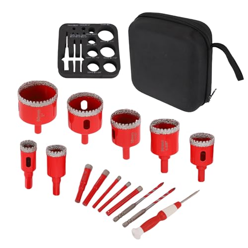 Kit de brocas escalonadas de diamante, 12 piezas miniatura 7