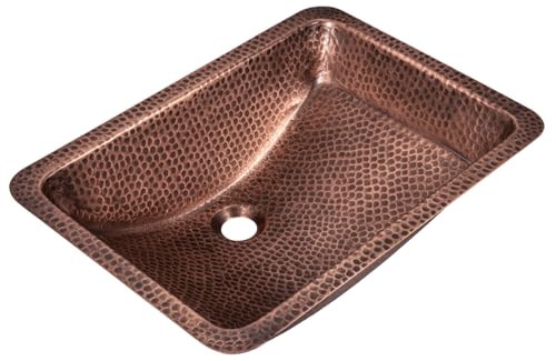 Monarch Abode Bathroom Sink &ndash; 21-Inch Venitian Dual Mount Undermount or Drop In Bathroom Sinks...