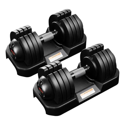 ALTLER 52LBS Pair Adjustable Dumbbells Set Premium Rubber Coated Dumbbell Set with Secure Locking Mechanism for Safe & Customizable Strength Training