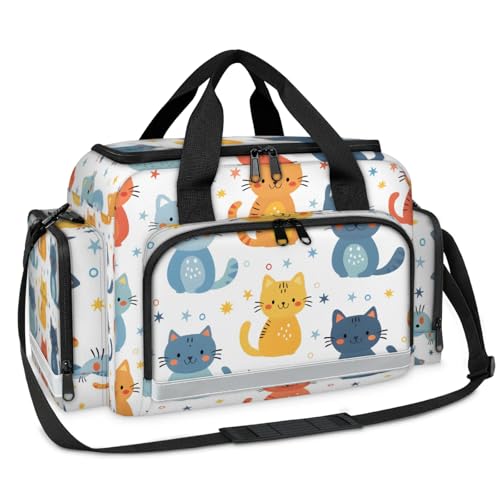 GzLeyigou First Aid Bags Empty, Lazy Cats Emergency Bag First Aid Kit Multiple Compartment Kit Carrier On Call Trauma Bag For Paramedics Emergency Medical Supplies Kit