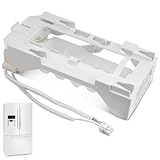 Upgraded 243297609 Refrigerator Ice Maker Assembly Compatible with Frigidaire, Electrolux, Kenmore, Crosley, IKEA Ice Maker Replacement Replace# 243297613, 243297606