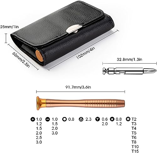 Image of DIY Crafts 34 In 1 Screwdrivers, Professional Electronics Repair Tool Kit With, Precision Screwdriver Set, Glasses Screwdriver, Laptop Screwdriver Watch Kit, Computer Set Kits:- (1), Silver (34)