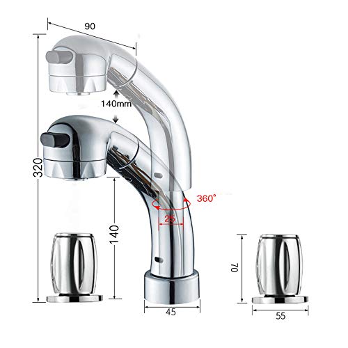 Robinet de lavabo rétractable pour simplifier la routine beauté