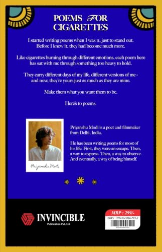 Image of Poems For Cigarettes | Priyanshu Modi | Invincible