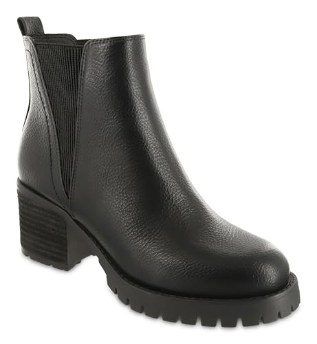 MIA Women's Jody-W Chelsea Boot, Black, 10 Wide