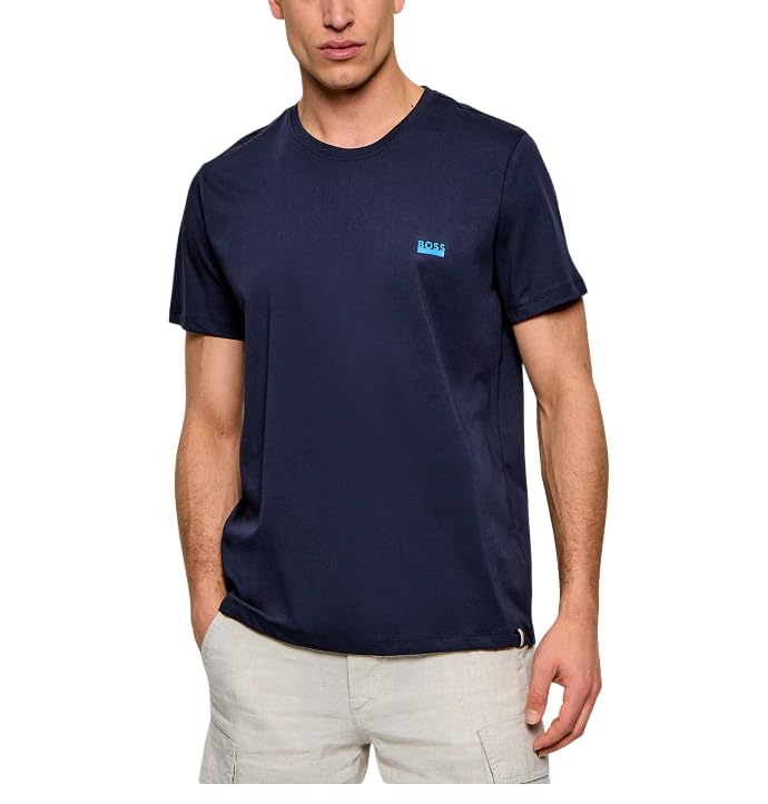 Boss T-Shirt Homme Bleu Foncé XL - Modèle 365 10267266 407