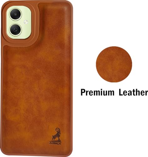 Image of AIBEX Shield Compatible with Samsung Galaxy A05 / Samsung Galaxy F05 / Samsung Galaxy M05 Back Cover | Flexible Vegan Leather | Full Camera Protection | Raised Edges | Super Soft-Touch | Bumper Case