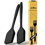 2 Stück 21cm Backpinsel,Silikonpinsel,Backpinsel Silikon,Pinsel Küche