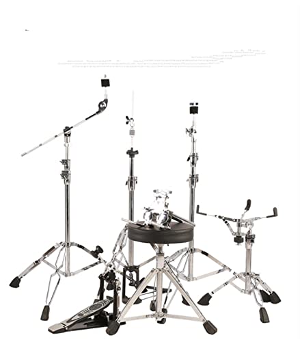 Universal Schlagzeug Set für Erwachsene und Anfänger, 5 Drums und 4 Becken, perfekt zum Üben und Lernen