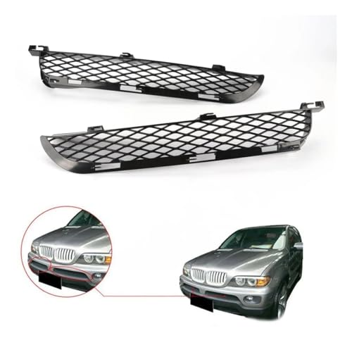 Grille de pare-chocs avant gauche pour X5 E53 2004-2006, prise d'air inférieure 51117116397 - 7