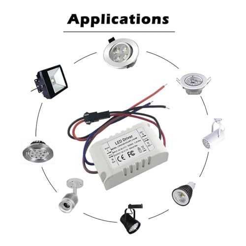 Transformador de iluminación sin parpadeo para paneles LED con salida constante 600mA 8