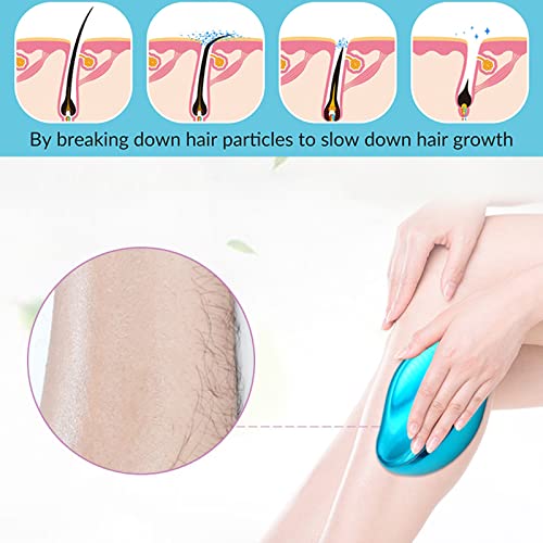 Crystal-Hair-Eraser-for-Women-and-Men-Crystal-Hair-Remover-Magic-Hair-Eraser-Portable-Epilator-Painless-Exfoliation-Hair-Removal-Tool-for-Arms-Legs-and-Back-Fast-Easy-Reusable-Washable-Blue