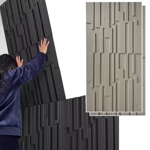 3D Wall Panels, Fluted Texture PU, Exterior Wainscoting for Living