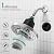 SR SUN RISE 7 Inch Anti-Clog High-Pressure Filtered Shower Head with 20-Stage Filter - Dermatologist Recommended for Softening Hard Water to Improve Hair and Skin Problems, Chrome