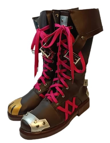 ERIMEI Sparkle Cosplay Stiefel Schuhe for jinx