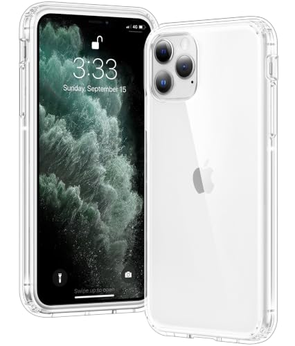 Voyahülle Clear Case for iPhone 11 Pro Max Ultra Thin Shockproof TPU Cover Anti-Yellowing Crystal Clear Phone Case for Apple iPhone 11 Pro Max - Clear