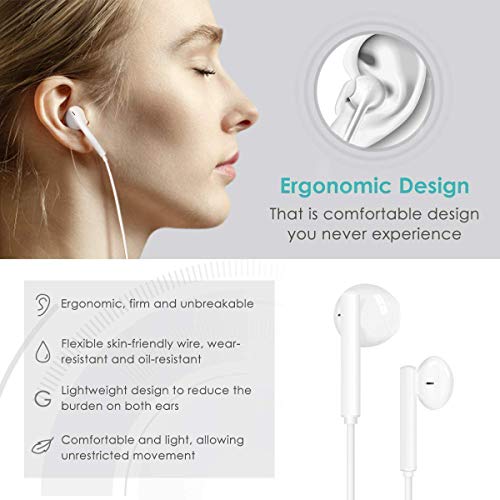 USB C Headphones for iPhone 17/16/15 Pro Max,Type C Earbuds Wired Earphones - image 3