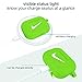 Woocon Luminous Airpods Pro case Cover,Silicone Cool Protective Cover Accessories Airpods Keychain Case Compatible with Airpods 3 (Luminous Green)